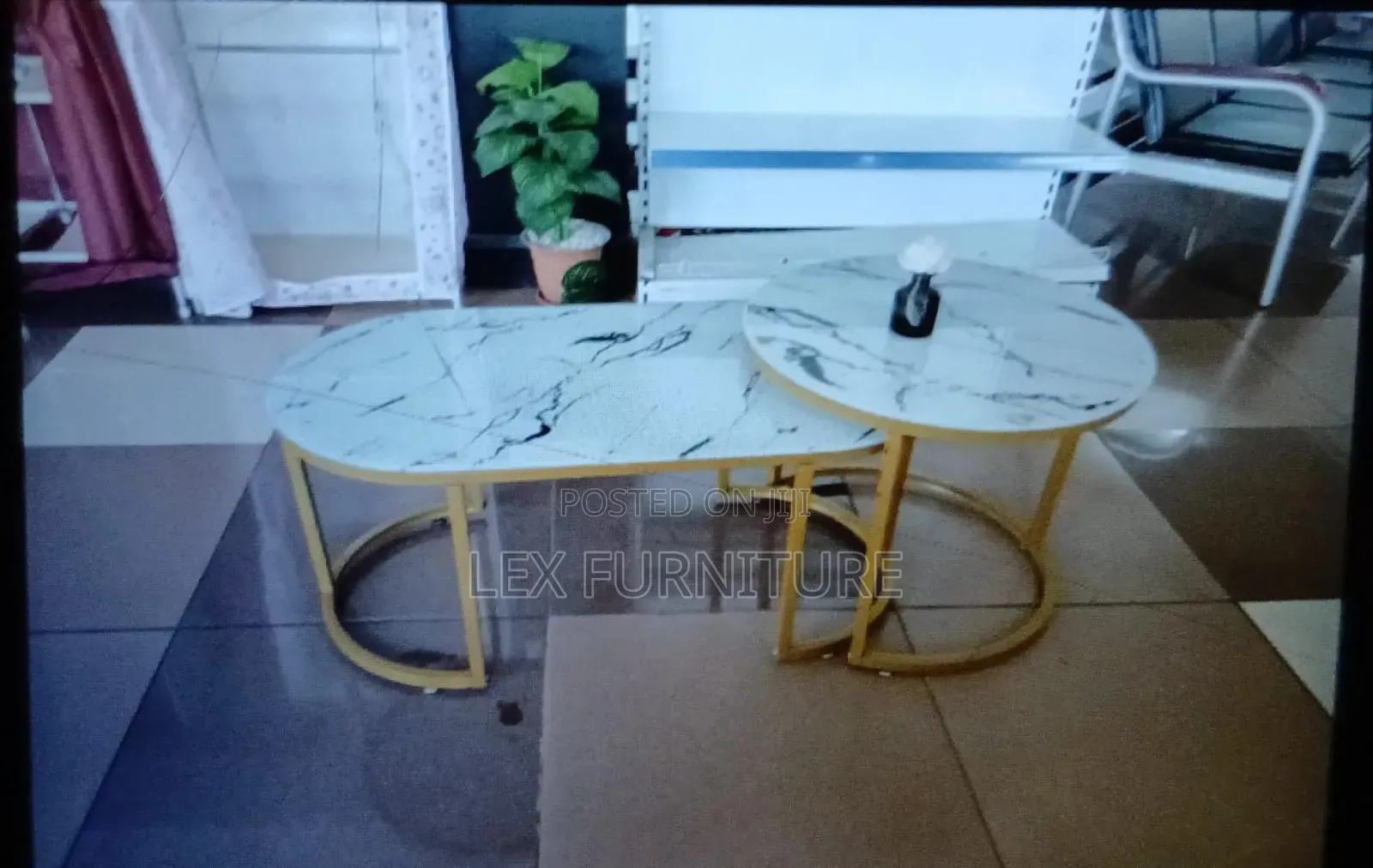 White Glass Coffee Table