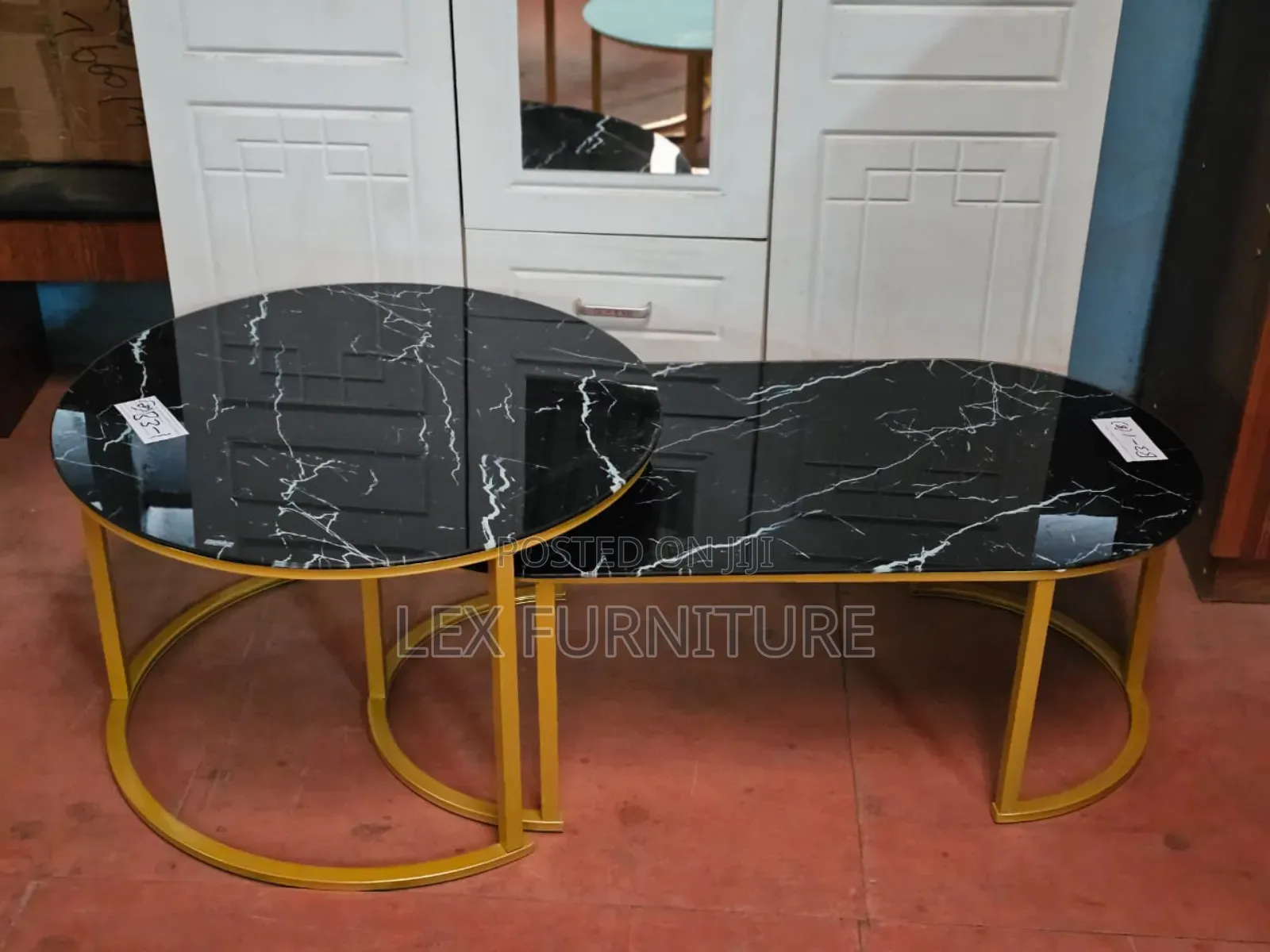 Black Coated Coffee Table
