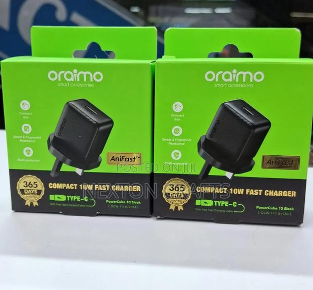 Oraimo 10w Fast Charging Charger With Type C