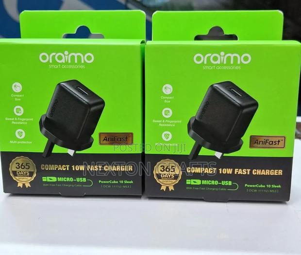 Oraimo 10w Fast Charging Charger With Type C - thumbnail 2