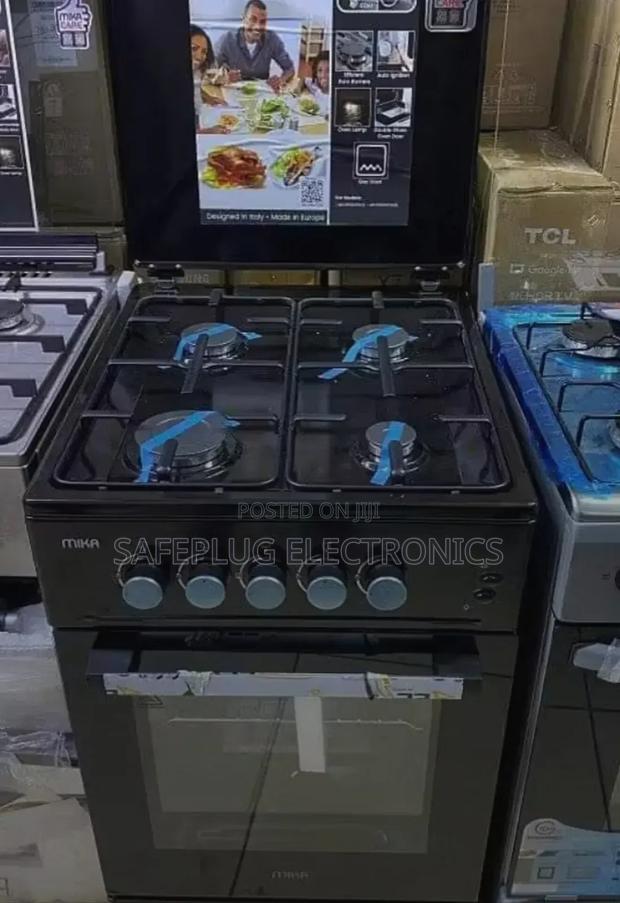 Mika Full All Gas Free Standing Cooker - 50*60, Gas Oven