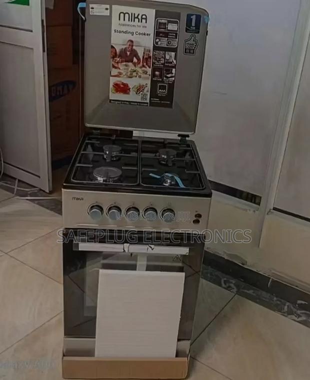 Mika 4 Gas Burner, Standing - 50×60 Gas Cooker