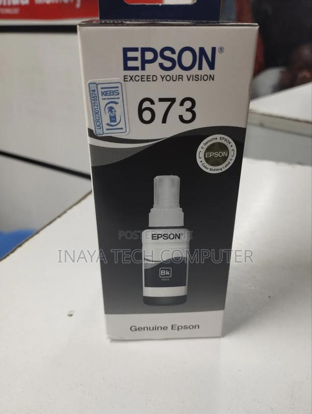 Epson 664 Black Ink Bottle - main view
