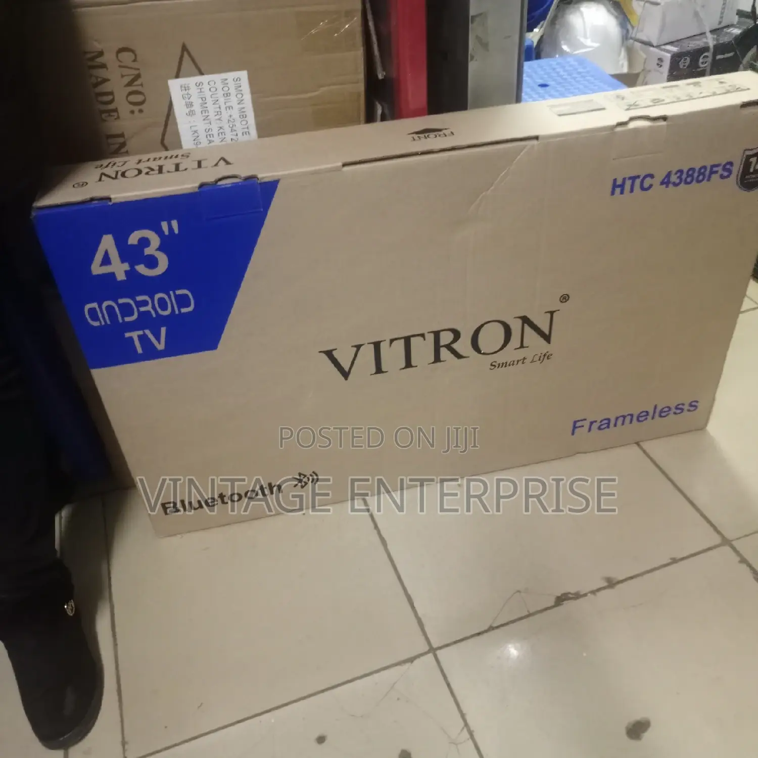 43" Vitron Frameless Android Tv