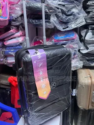 Black Height 50 Cm Rubber *Unbreakable _Small Suitcase