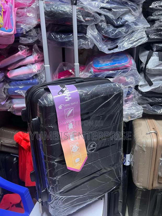 Black Height 50 Cm Rubber *Unbreakable _Small Suitcase - thumbnail 3