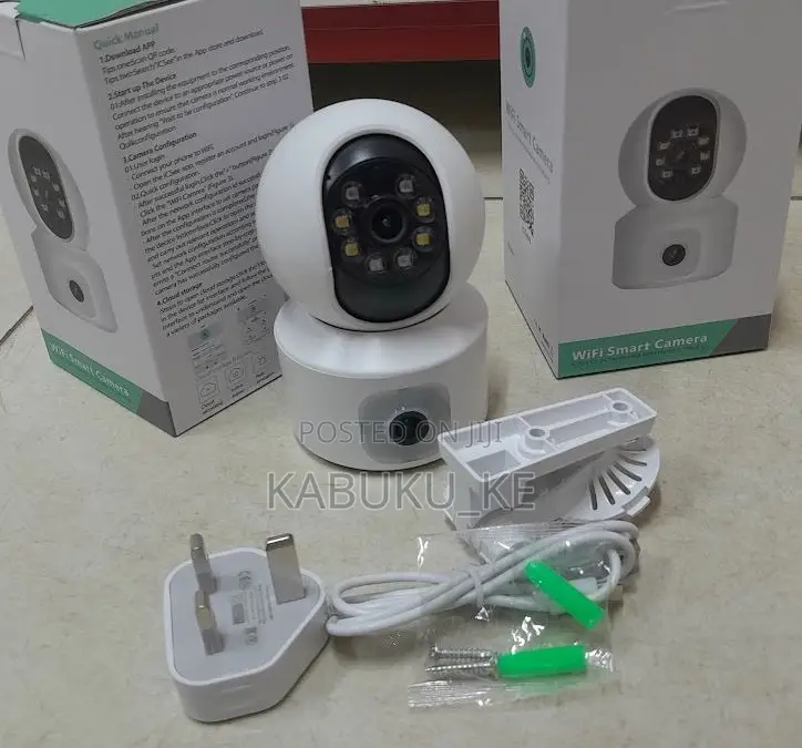 Wifi Camera Dual Lens Smart Ai Security Night Vision