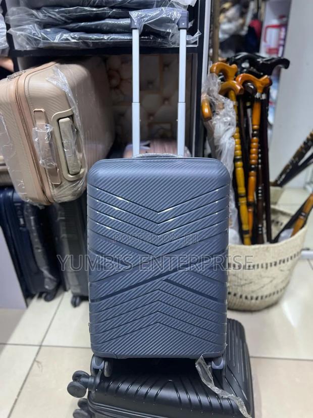 Grey Small Height 56cm -Rubber Luggage Suitcases at 2500