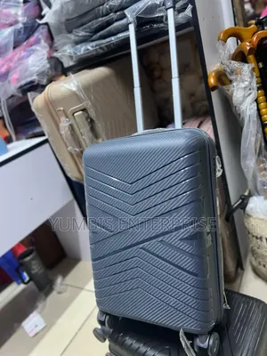 Grey Small Height 56cm -Rubber Luggage Suitcases at 2500