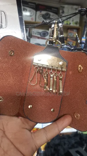 Key Holder With Leather Casing Holder