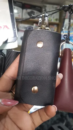 Key Holder With Leather Casing Holder