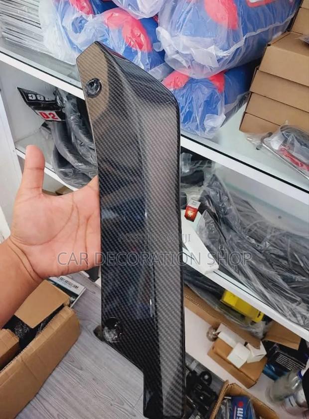 Carbon Pattern Rear Side Lip in Pair