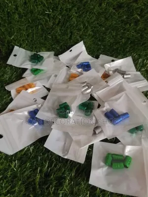 All Colors 4pcs Universal Fit Tire Valve Caps Decoration