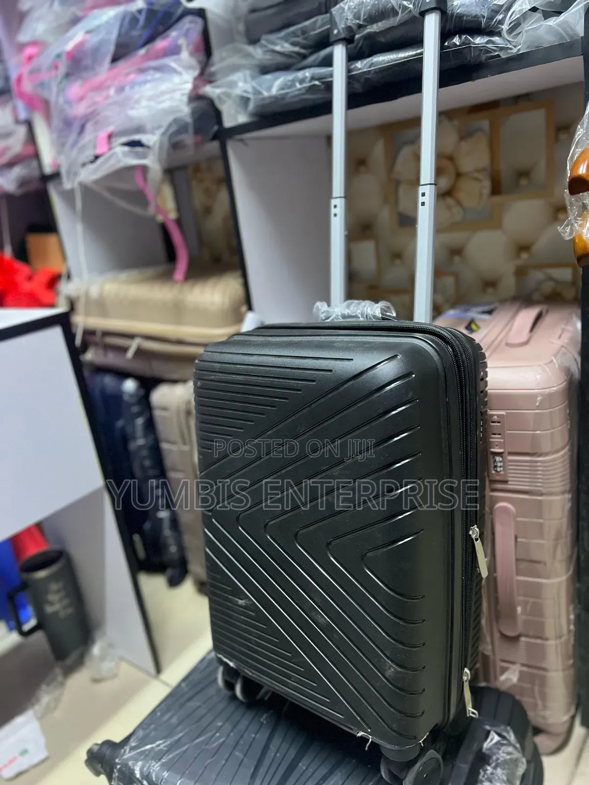 Black Rubber Small/Cabin Size 50cm Height at 2500