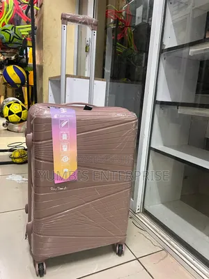 Beige Medium Size 66cm Rubber _Suitcase