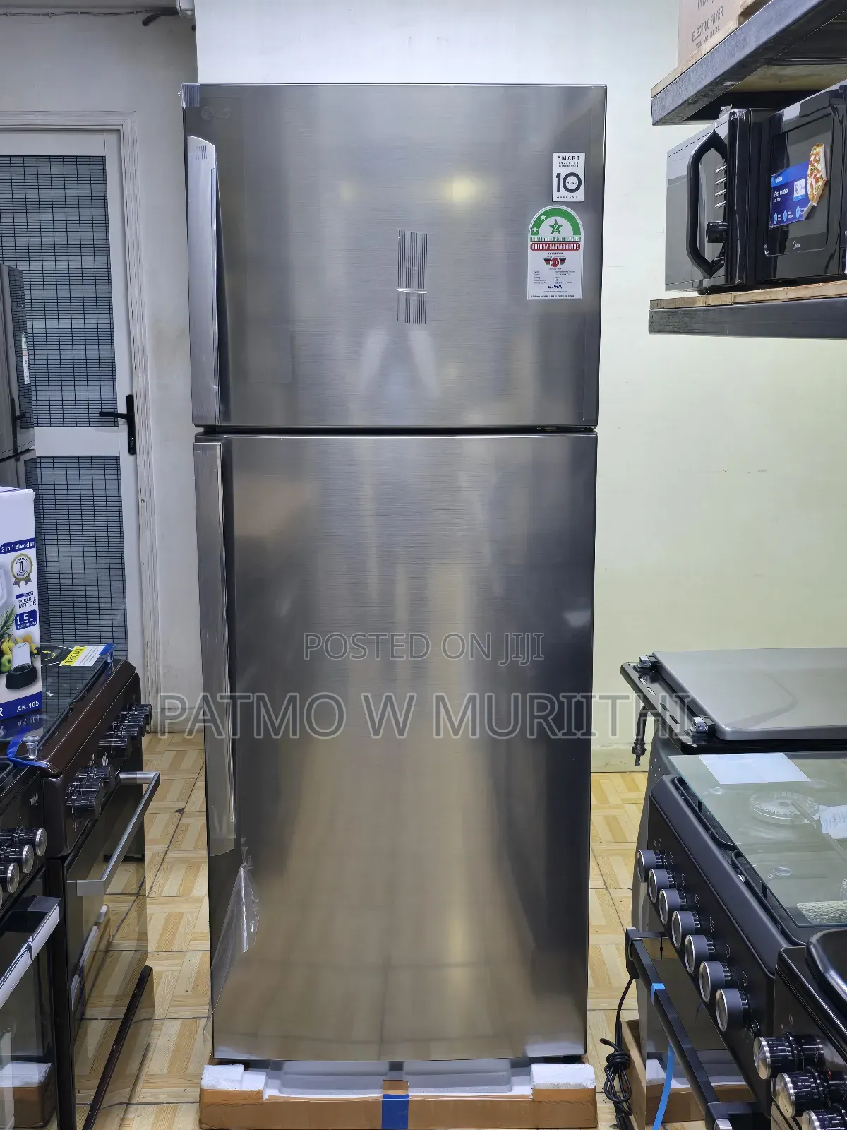Lg Fridge 438l Double Door Top Freezer