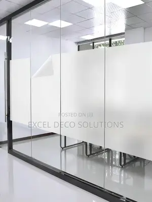 Office Privacy Hack- Frosted Decorative Film