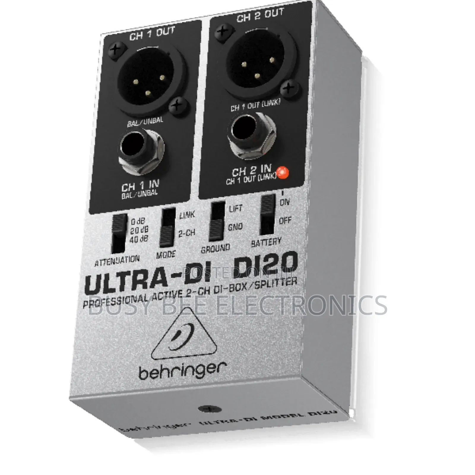 Behringer Ultra-Di Di20 Professional Active 2-Channel