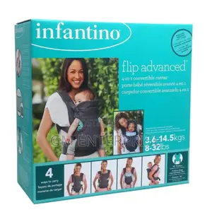 Infantino Flip Advance 4-in-1 Convertible Baby Carrier Grey