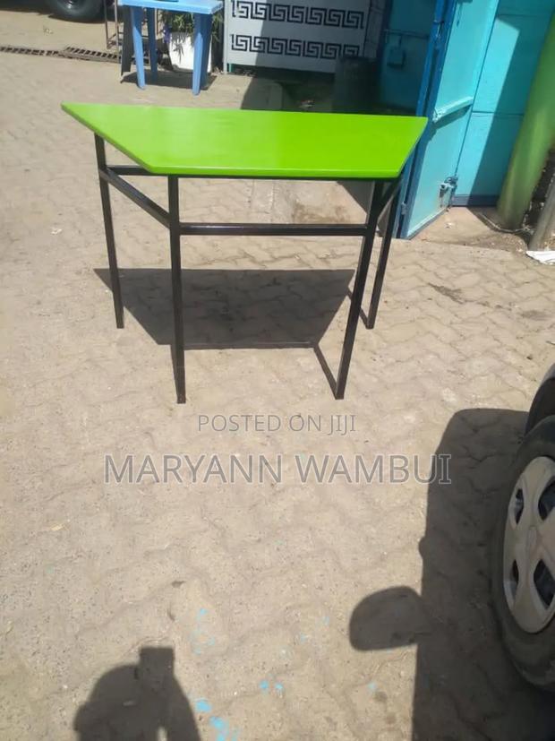 Trapezium Kindergarten Table and Chairs - thumbnail 3
