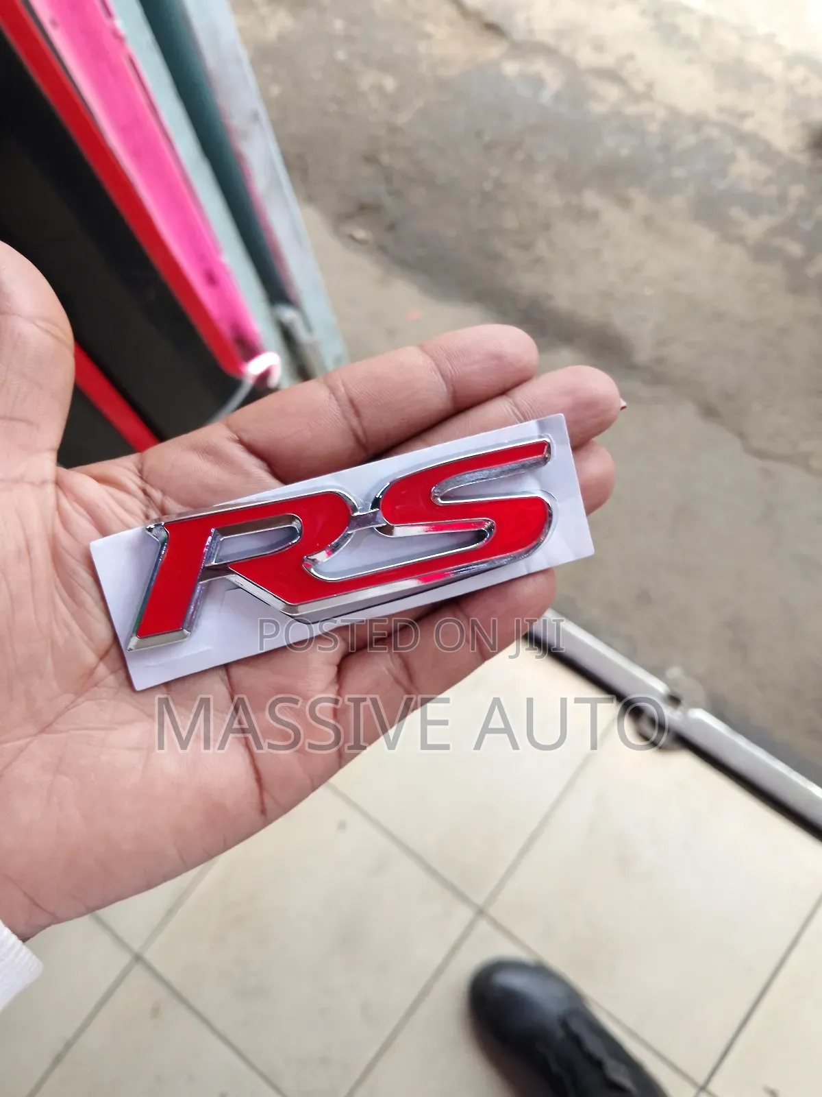 Rs Red Car Logo/ Rs Car Logos