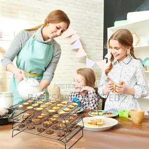 3 Pieces Stackable Cooling Rack Set, 16 X 10 Inch