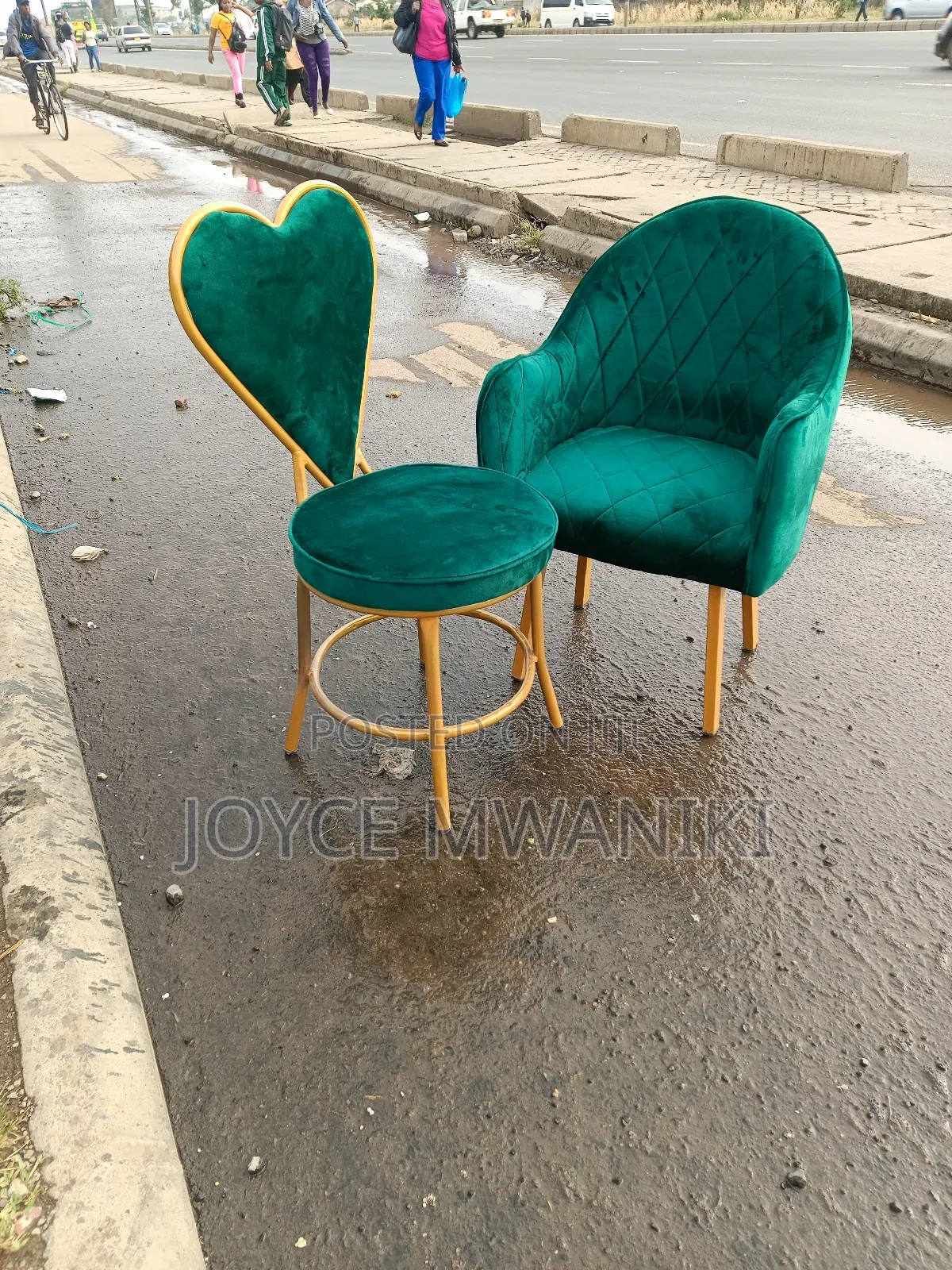 Manicure Seats2 Pieces Green 