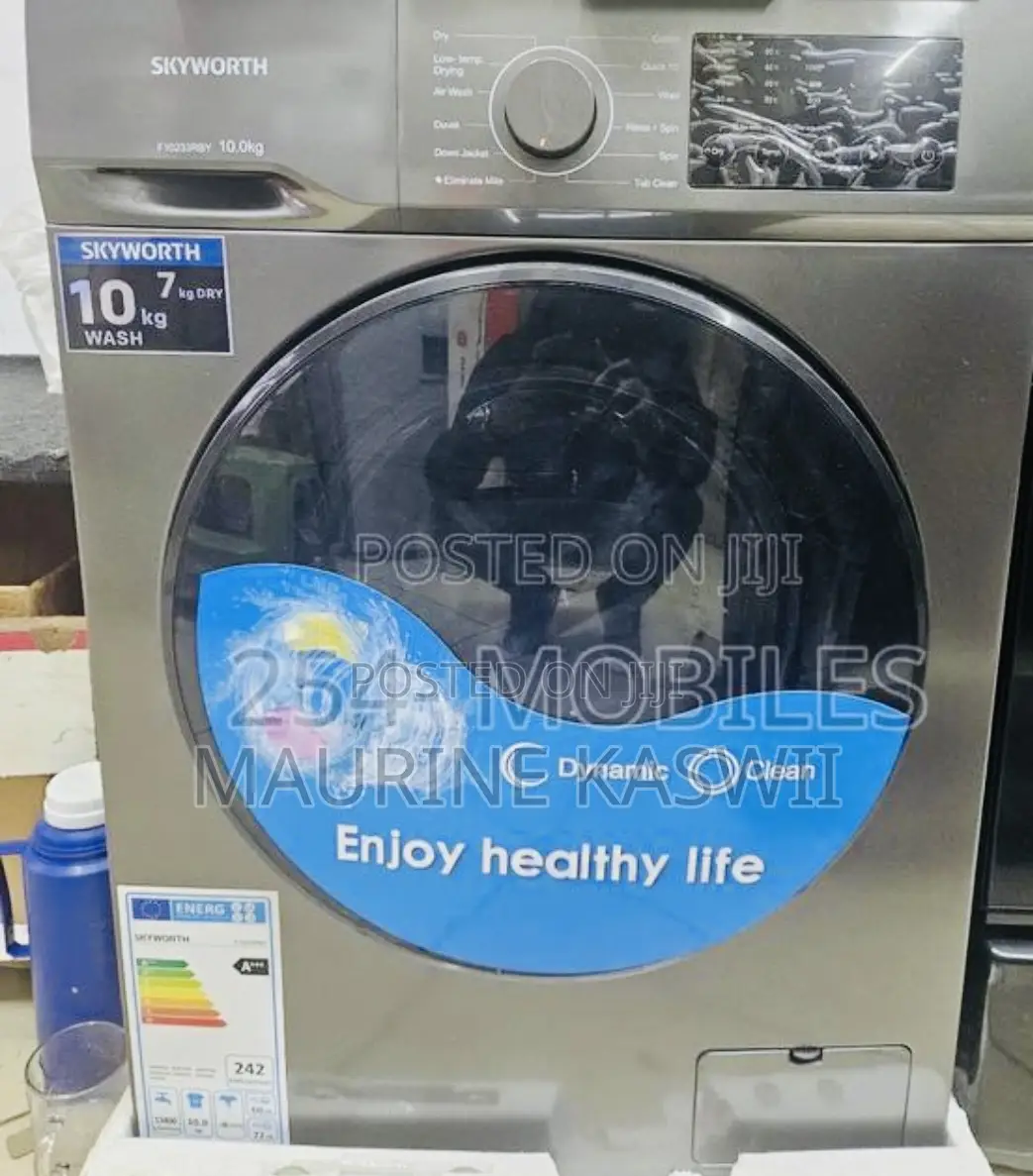 Skyworth 10/7kg Wash Dry With a Inverted Motor F10233rby