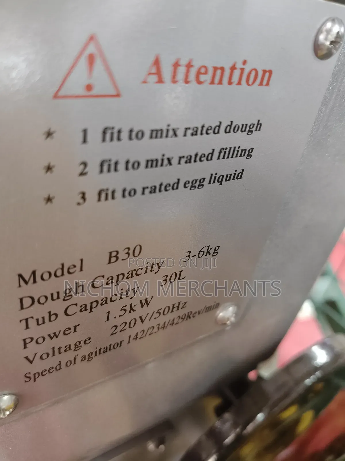 30ltrs Commercial Dough Mixer/30liters Dough Mixer