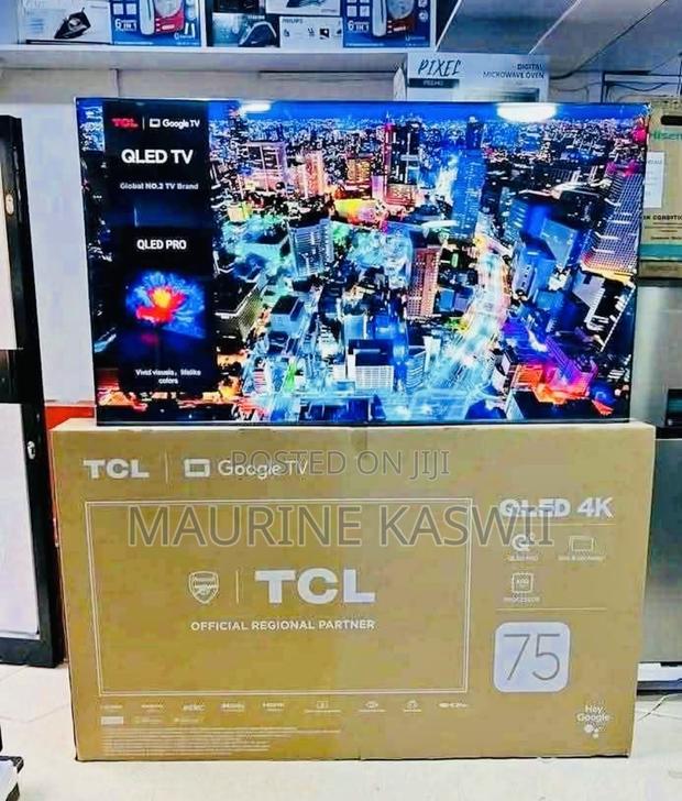 TCL 75′′ C655 (New 2024) Qled Pro Smart Google
