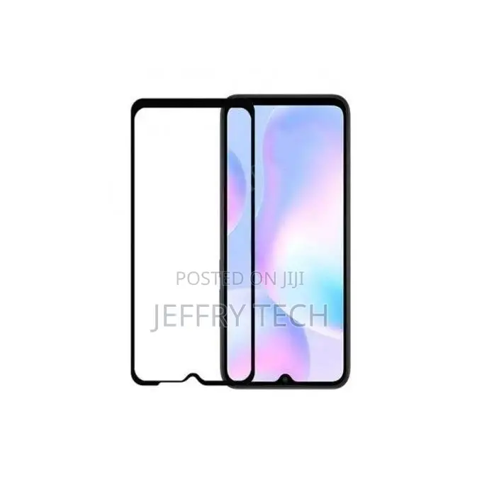 Glass Screen Protector for Xiaomi Redmi 9a - Black