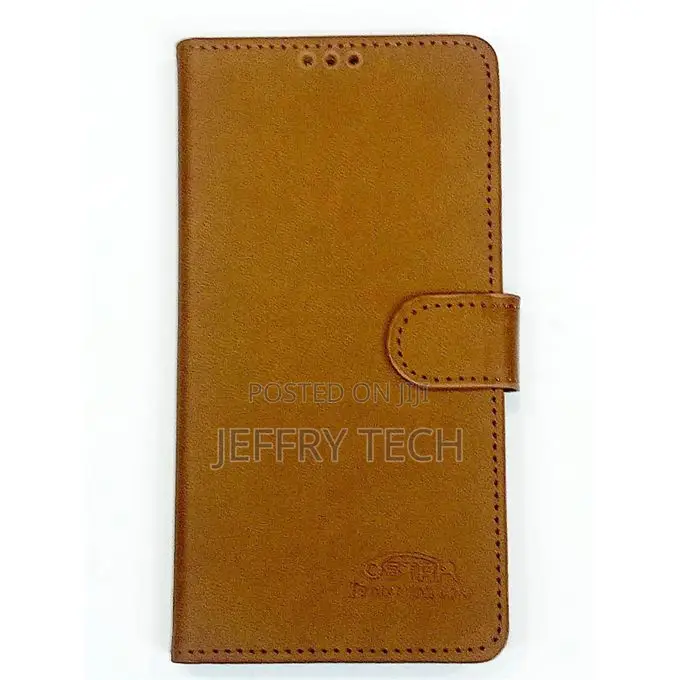 Leather Flip Phone Case for Xiaomi Redmi 9a - Brown