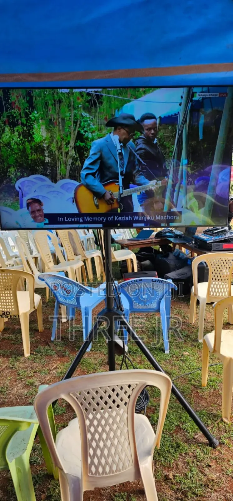 Tv Screens For Events Available For Hire In Funeral Services