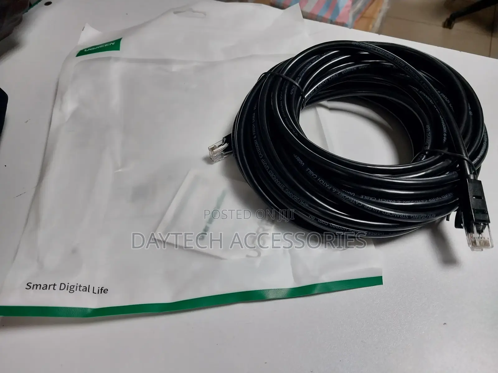 Ugreen Cat6 Utp Ethernet Cable 10m (Black) – Nw102