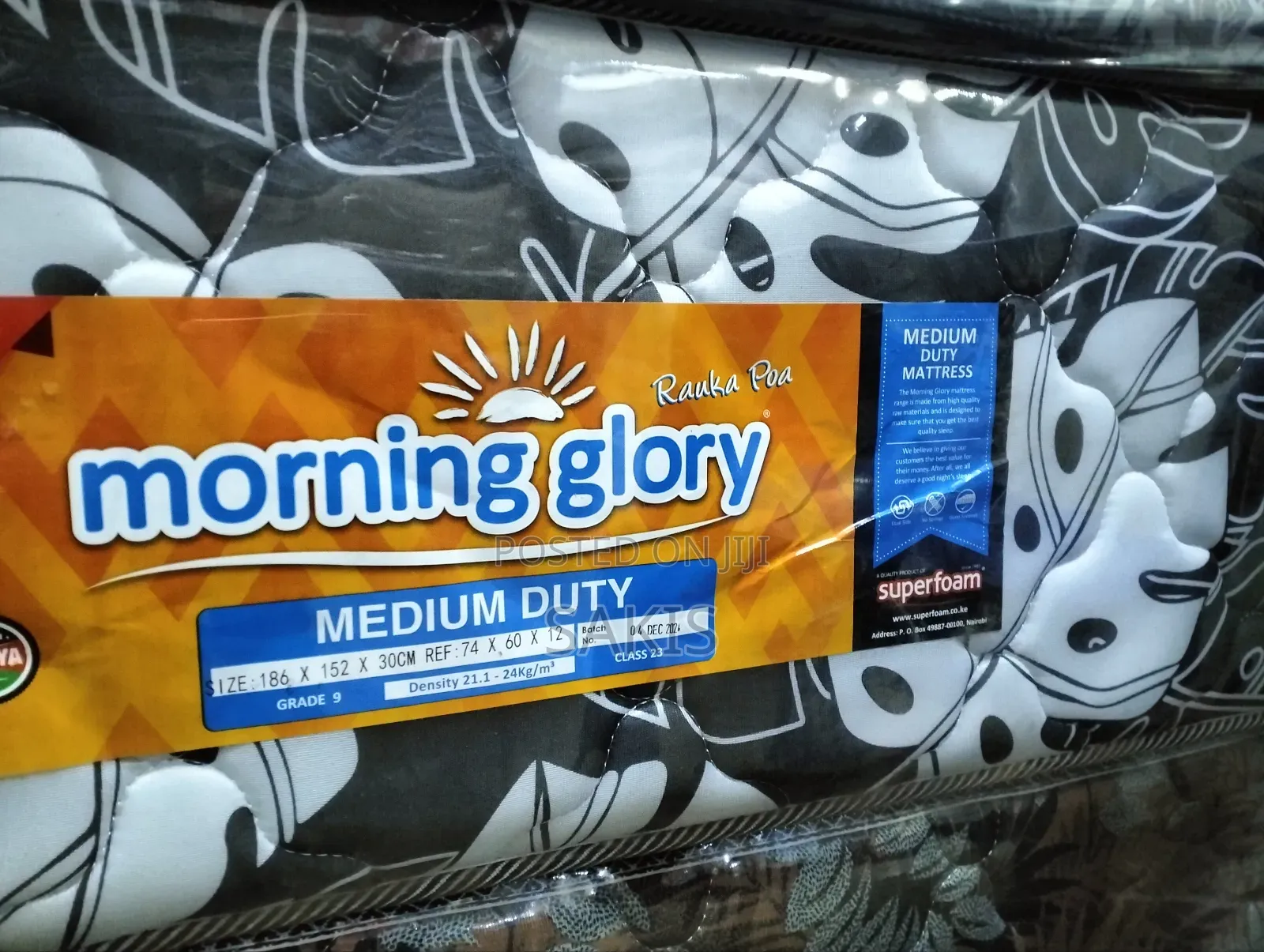 6 X 6 X 10" Medium Duty Quilted Superfoam Mattresses