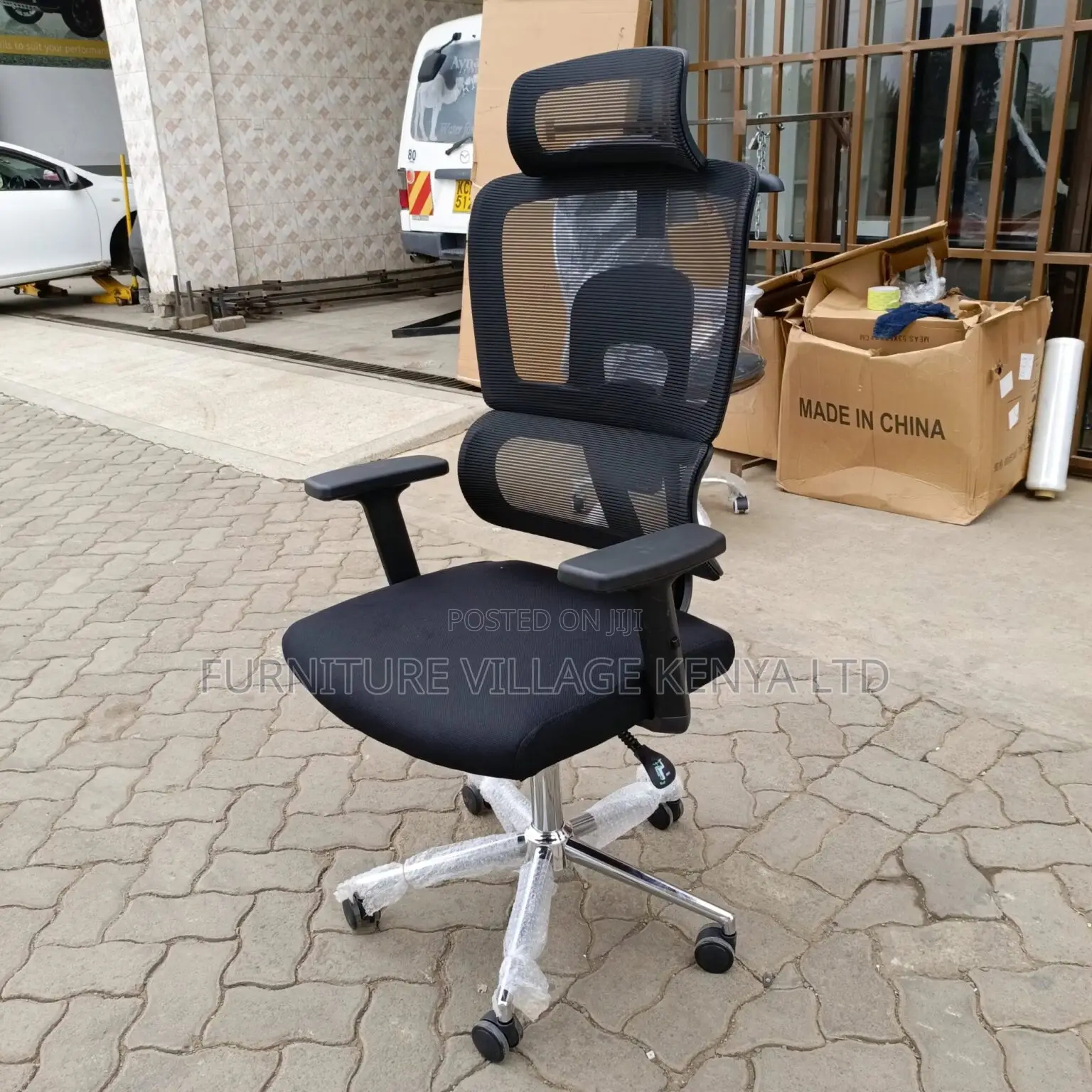 Chairs - Strong High-Back Orthopedic Office Seat