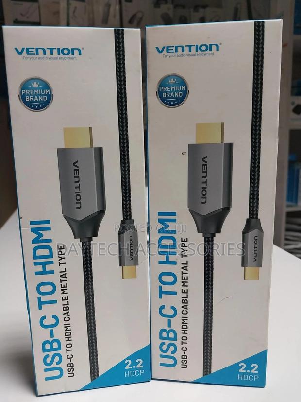 Vention Type-C to Hdmi Cable 1.2 Meter (Ven-Cgrbh) - thumbnail 2