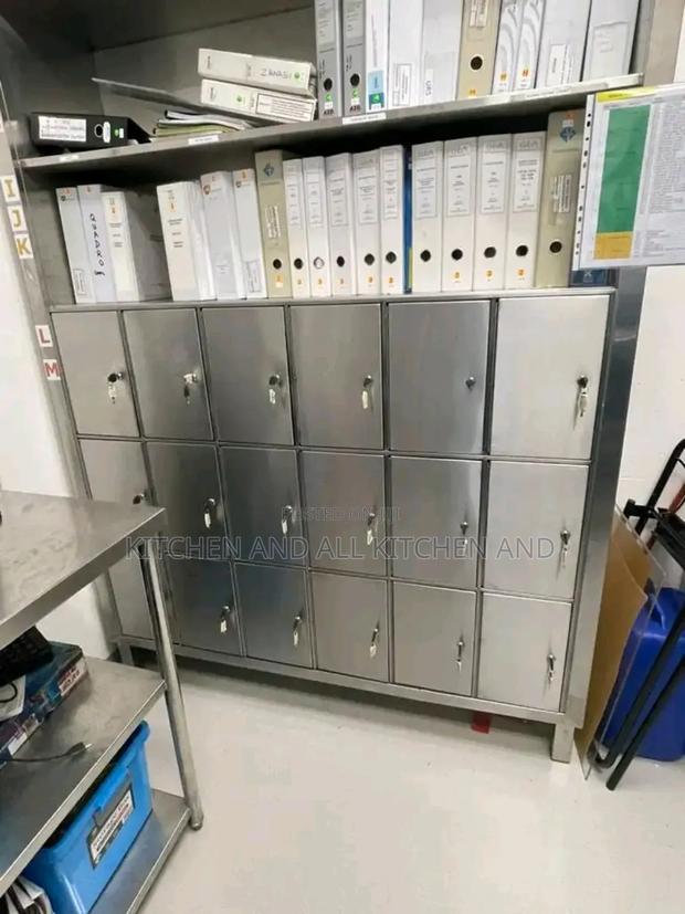 Stainless Steel Book Caninet - main view