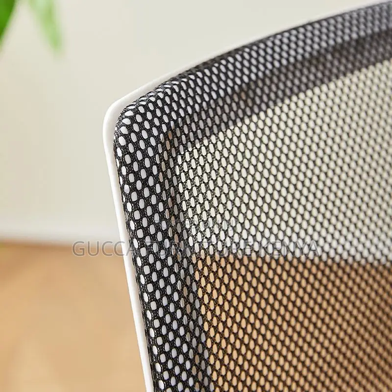 Office Chairs:Ergonomic Black Upholstered Office Mesh Chair