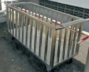 Stainless Steel Caged Cart