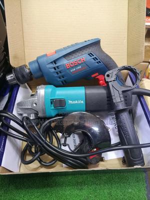 Makita 4"Grinder and Bosch Drill - thumbnail 2