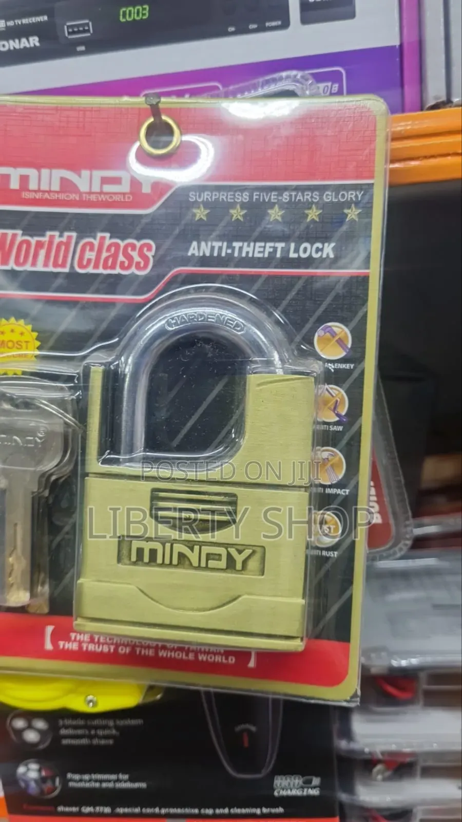 Industrial Mindy Padlock