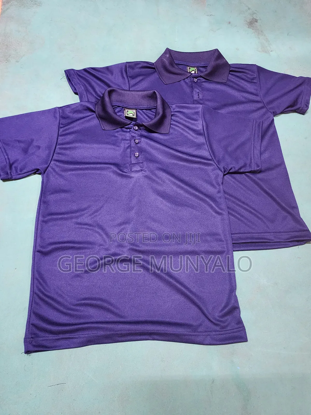 Plain Rice Net Polos
