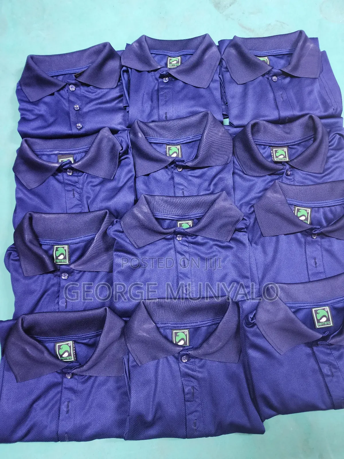 Plain Rice Net Polos