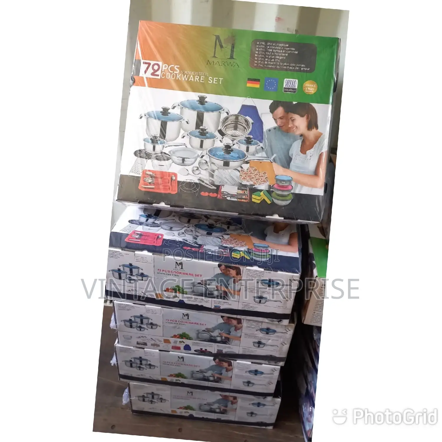 72pcs Marwa Cookware Set
