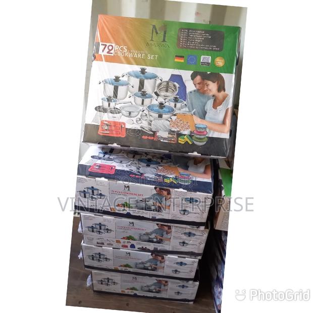 72pcs Marwa Cookware Set