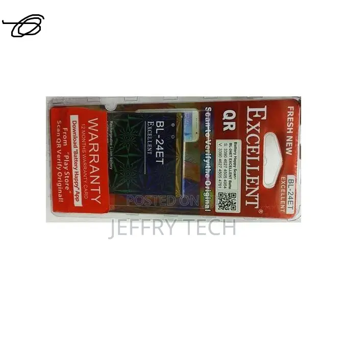 Excellent Original Tecno Pop 2f Bl-24et Phone Battery.