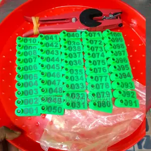 Green Color and Other Colors Sheep/Goat Ear Tags