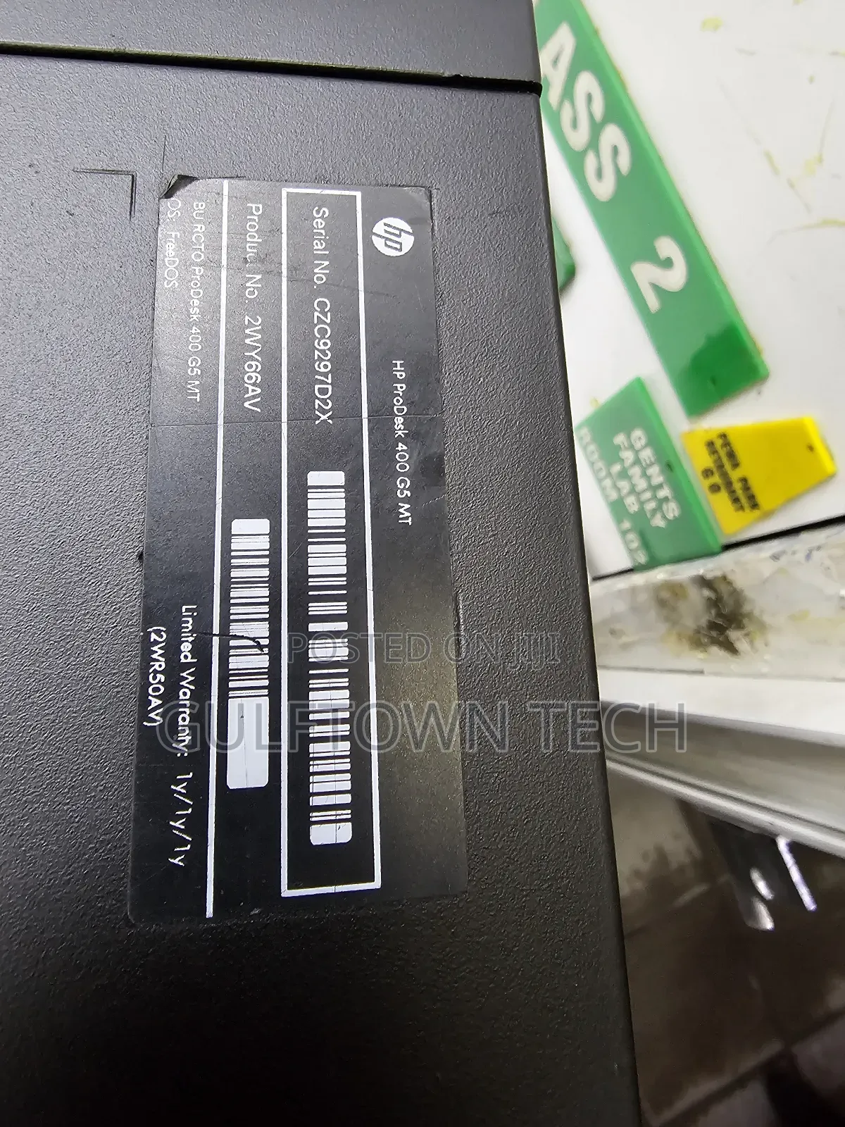 Desktop Computer HP ProDesk 400 G5 8GB Intel Core I5 HDD 500GB