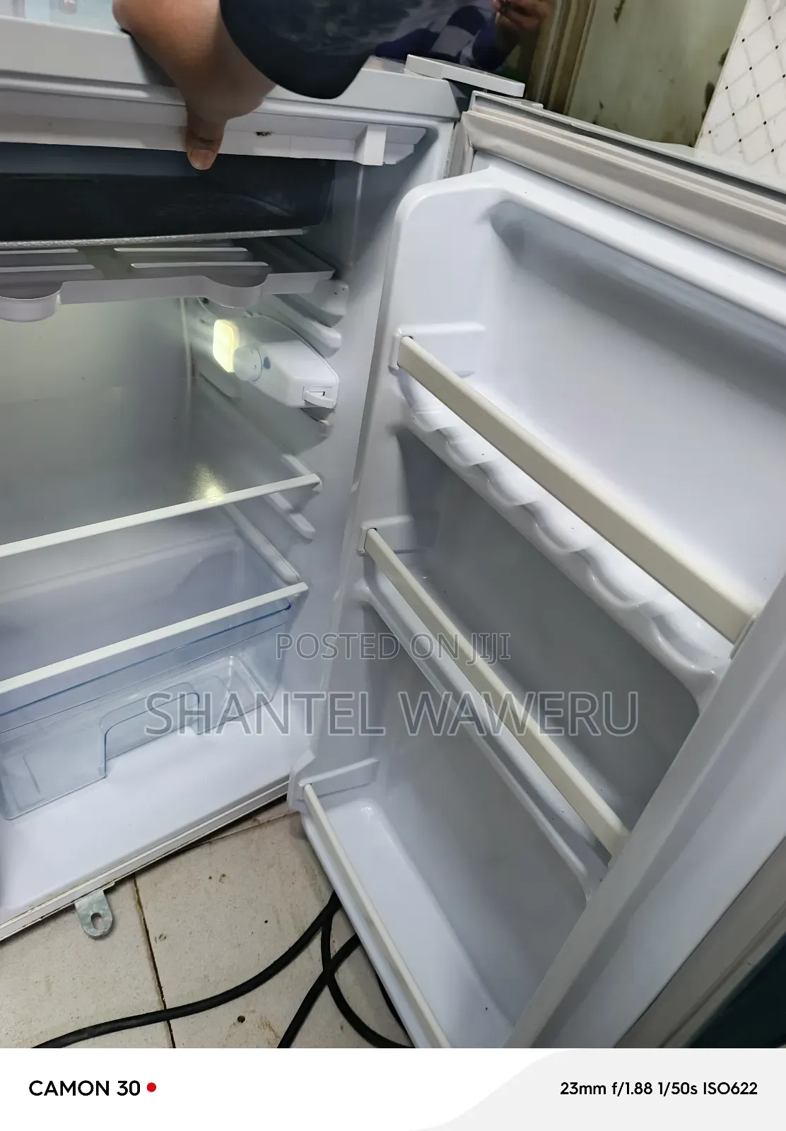 One Door Grey Fridge